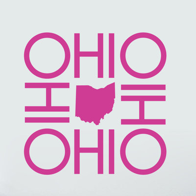 Décalcomanie murale ohio