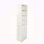 70,87 po, armoire de rangement H 70,87 po, tablette à 4 niveaux, 3 tiroirs latéraux, grande bibliothèque moderne en bois pour le bureau à domicile-1877587309