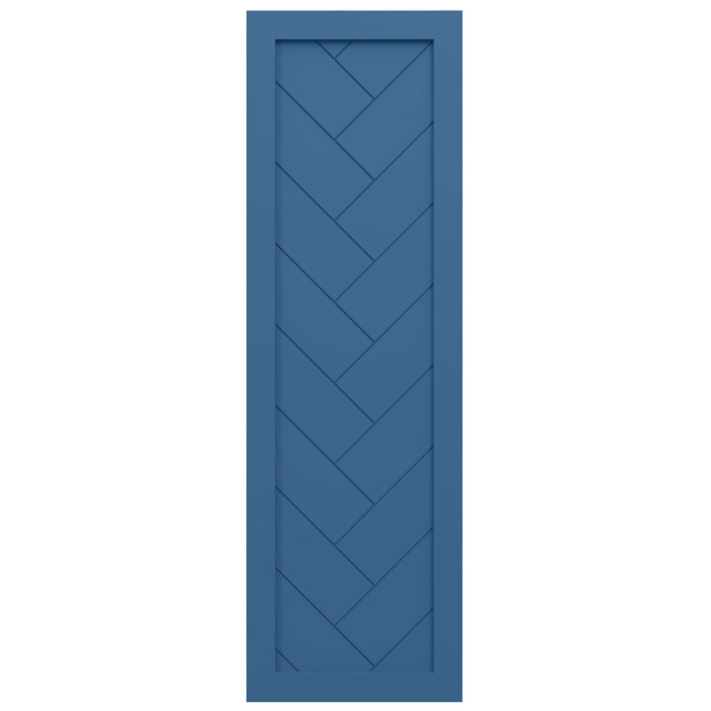 Volets de style moderne EnduraCore, Bleu séjour, L 15 po, H 55 po