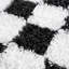 Tapis noir / blanc Atiray-87332710