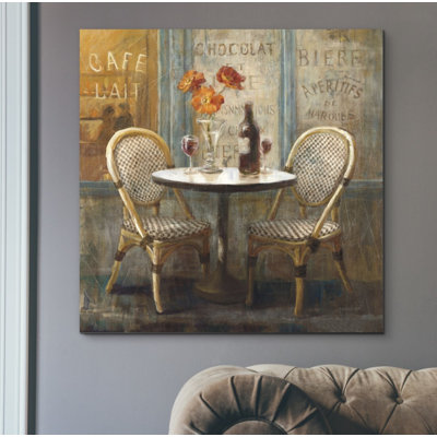 'Meet Me at Le Cafe I' by Danhui Nai, Canvas Wall Art
