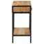 70cm Solid Wood Top Console Table