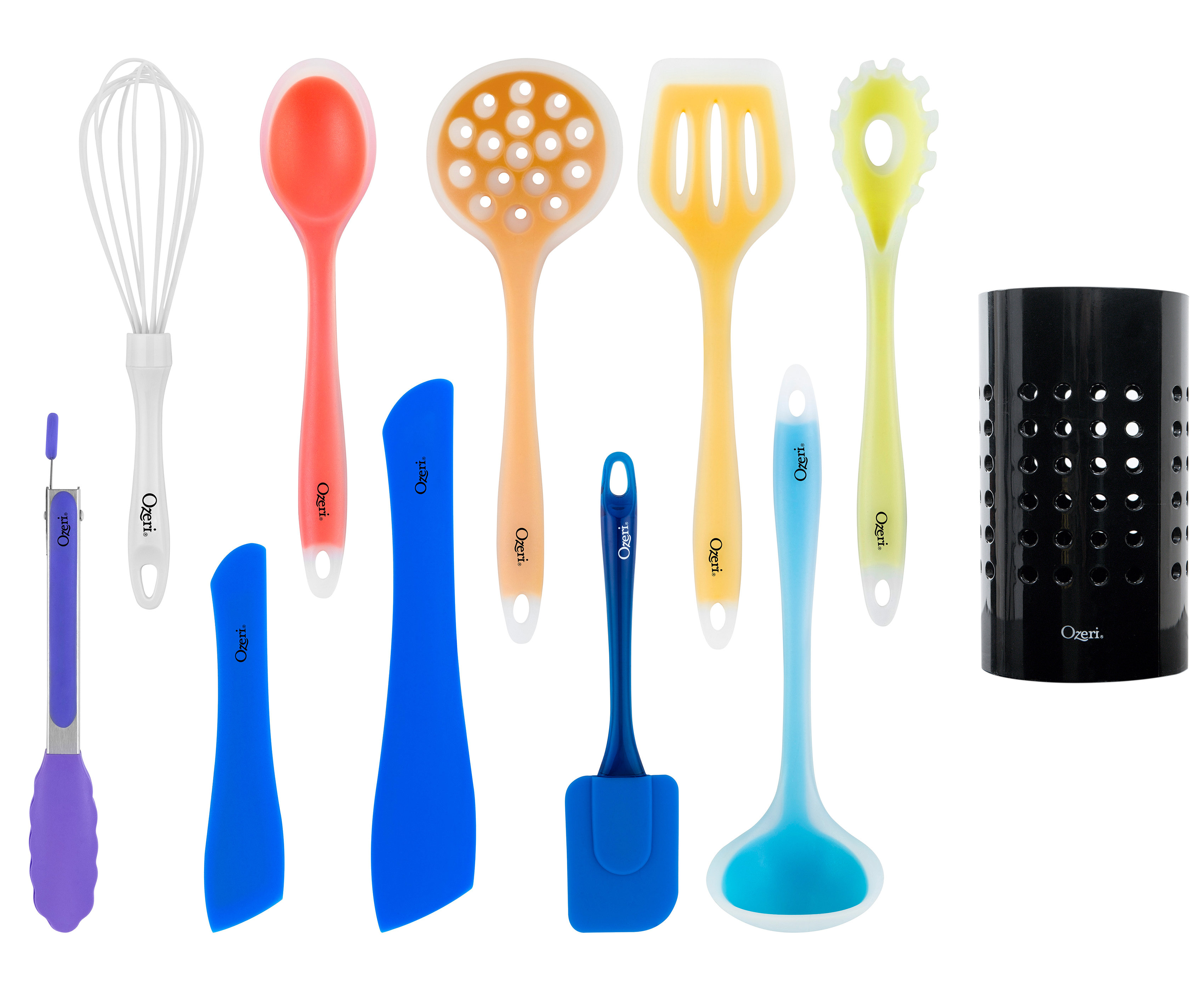 Core Kitchen - 10 Piece Silicone Utensil Set in Assorted Colors