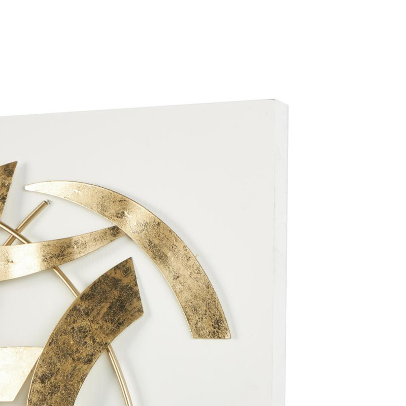 Glam Abstract Wall Decor on Metal