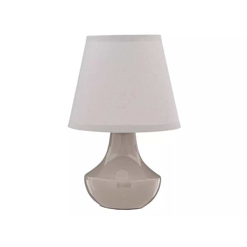 Ilona 40cm Grey Table Lamp, Grey