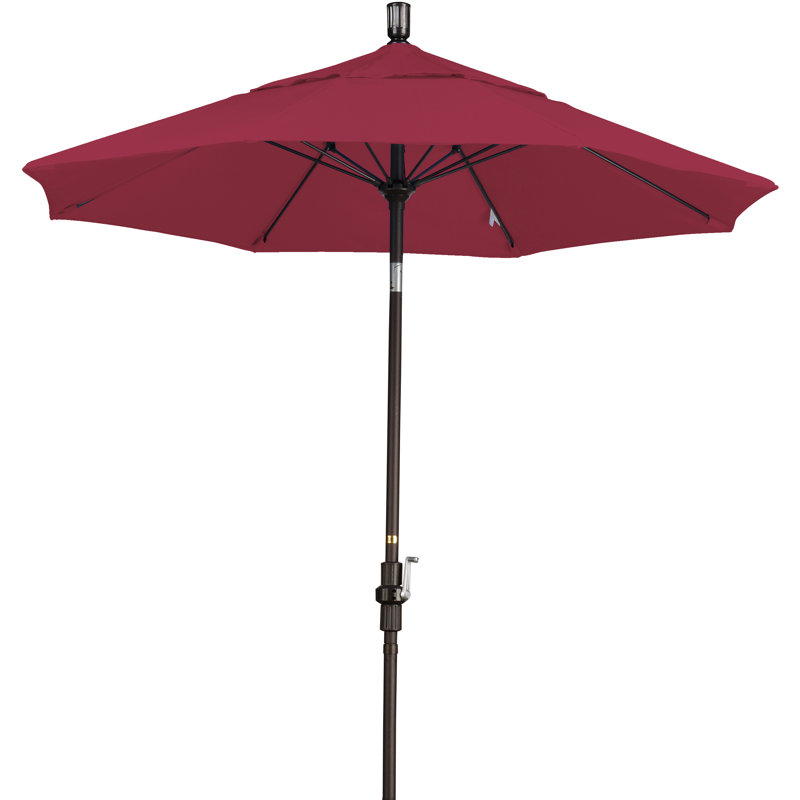 Parasol de marché 7,5 pi Brent, Bourgogne performance toile