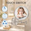 Miroir de maquillage mural rond en métal-135447520