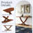 Catelynn 57'' Solid Wood Console Table-323772241