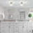 1-Light Dimmable Crystal Drum Semi Flush Mount Ceiling Light for Bedroom Kitchen Hallway-1154478649