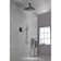 Ceiling Mounted Shower System Combo Set With Handheld And 16"Shower Head