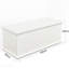 Coffre de rangement coffre, boîte en bois à plateau relevable pour meubles de rangement de banc d'entrée, blanc-956654505