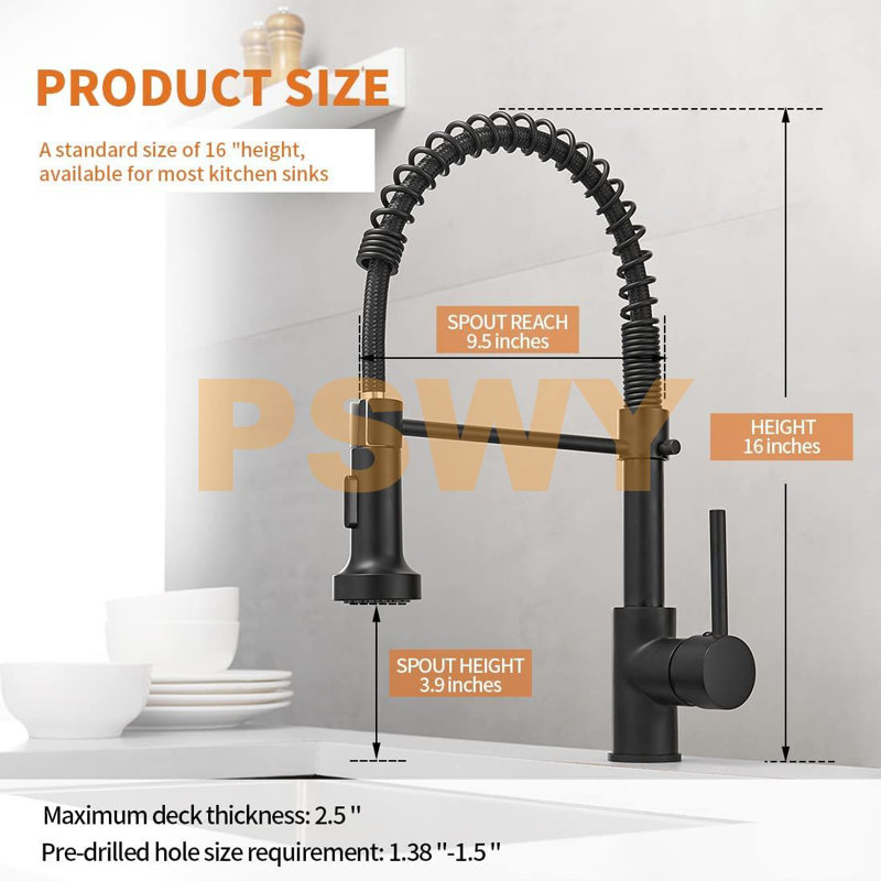 PSWY Touch Kitchen Faucet Side Spray