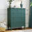 5-Drawers Dresser Organizer with Mid-century Design for Bedroom, Green-1343588949