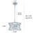 3-Light Drum Crystal Chandelier