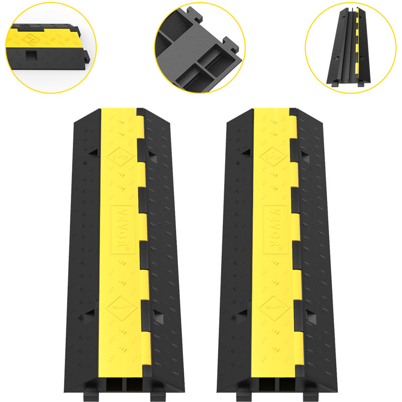 VEVOR Rubber 40'' L Threshold Ramp