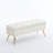Velvet Storage Ottoman Bench Modern Bedroom End of Bed Bench with Gold Legs-237618288-237985597