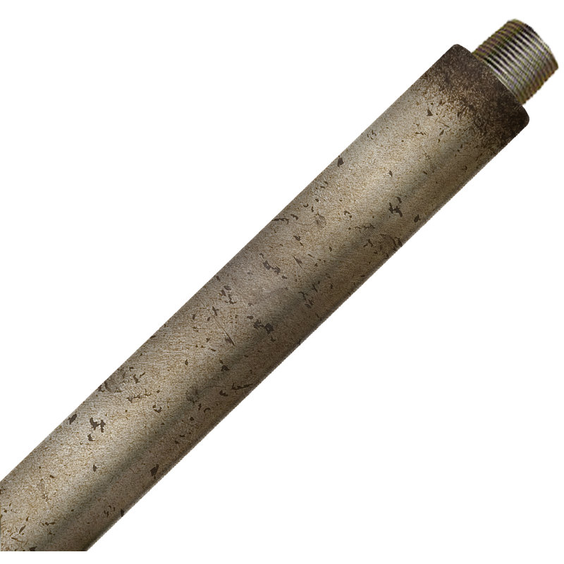 Mini-tige d'extension Willoughby, Argent oxydé, H 9,5 po x l 0,5 po x P 0,5 po