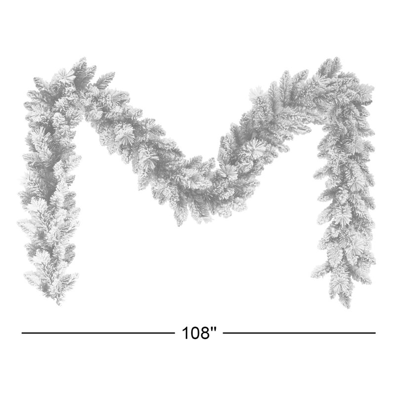 108'' in. Faux Spruce Garland