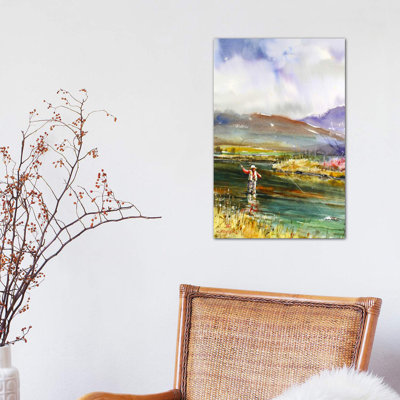 «Pêche II», reproduction d'art encadrée