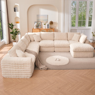 8 - Piece Modular Upholstered Sectional