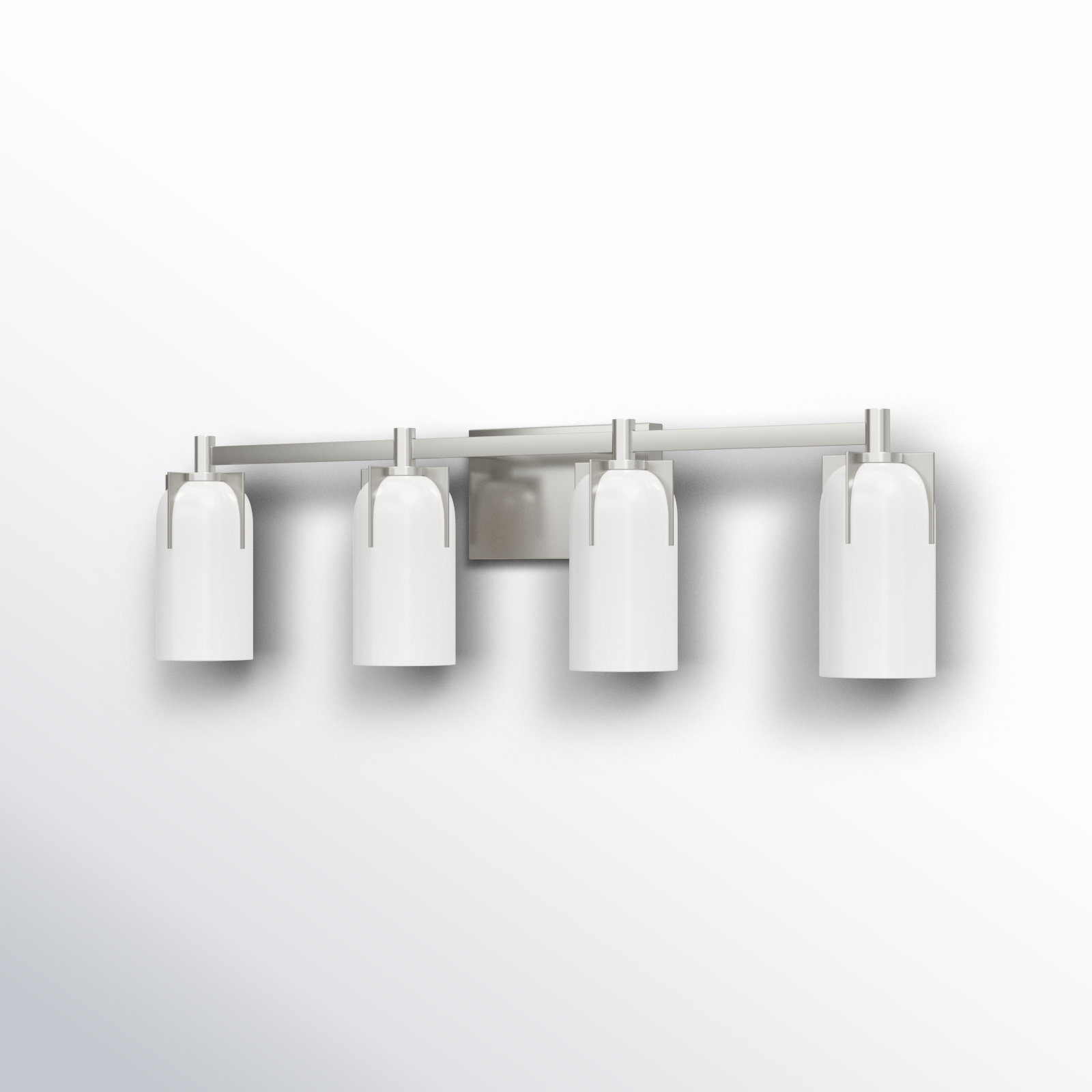 Irela 3 - Light Vanity Light, Satin Nickel, 4 Lights, 8.5" H x 32" W x 32" D
