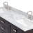 Flynt 67'' Double Bathroom Vanity with Carrara Marble Top-90979896