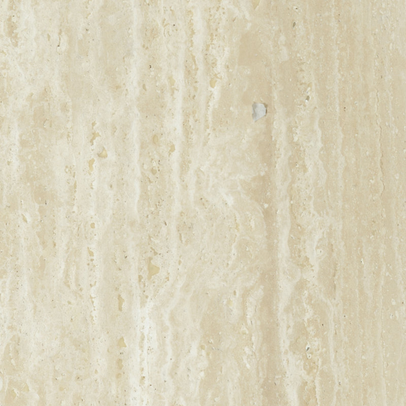Table de chevet 1 tiroir Kodi, Brown Oak / Travertine