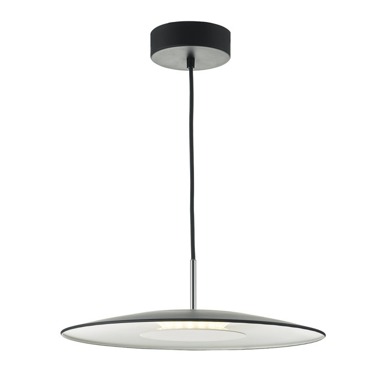 Kristina 1 - Light LED Dome Pendant, Matt Black