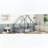 Twin Pine Wood House-Shaped Floor Bed with Guardrails-442125790-442125788