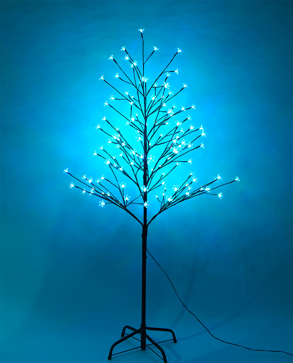 144-Light LED Lighted Tree, Warm White and color Changing mode