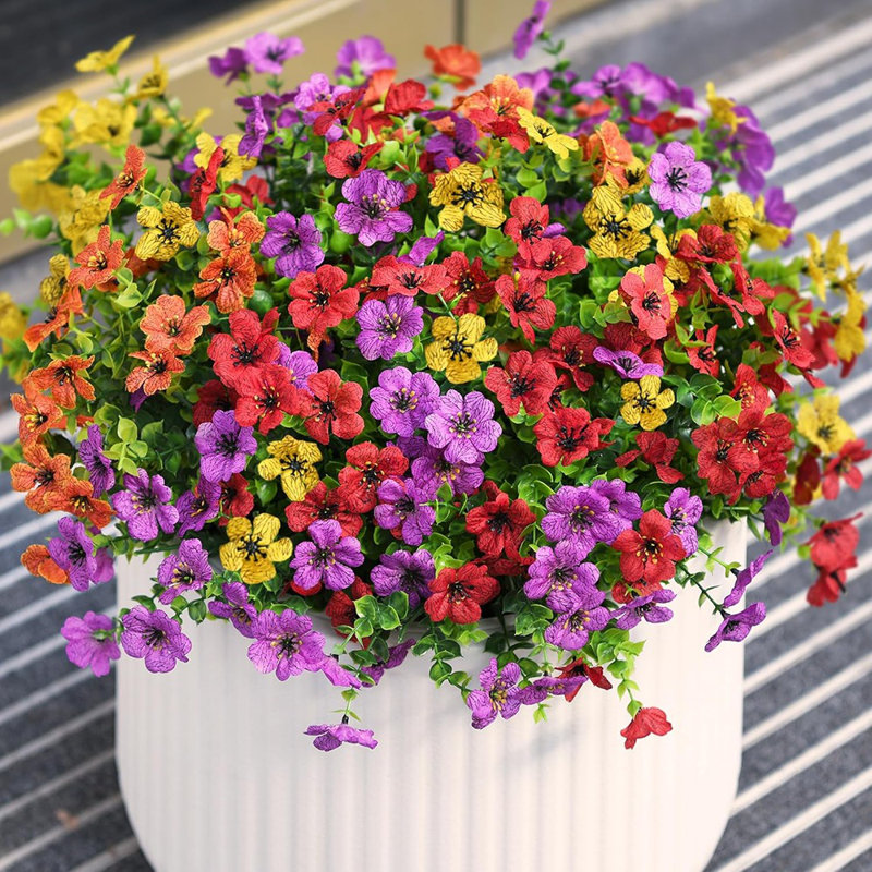 Fleurs artificielles pour plantes artificielles d'extérieur
