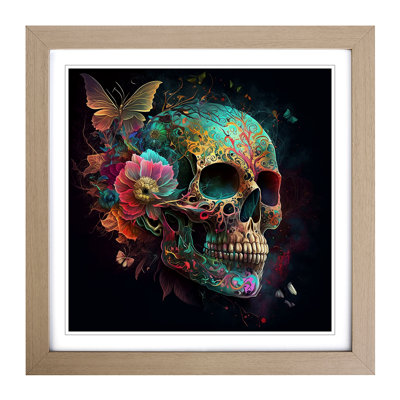 Sugar Skull No.1 - Framed Print