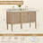 Blaise 54" Double Freestanding/Floating Bathroom Vanity in Light Oak with Grain White Engineered Stone Countertop