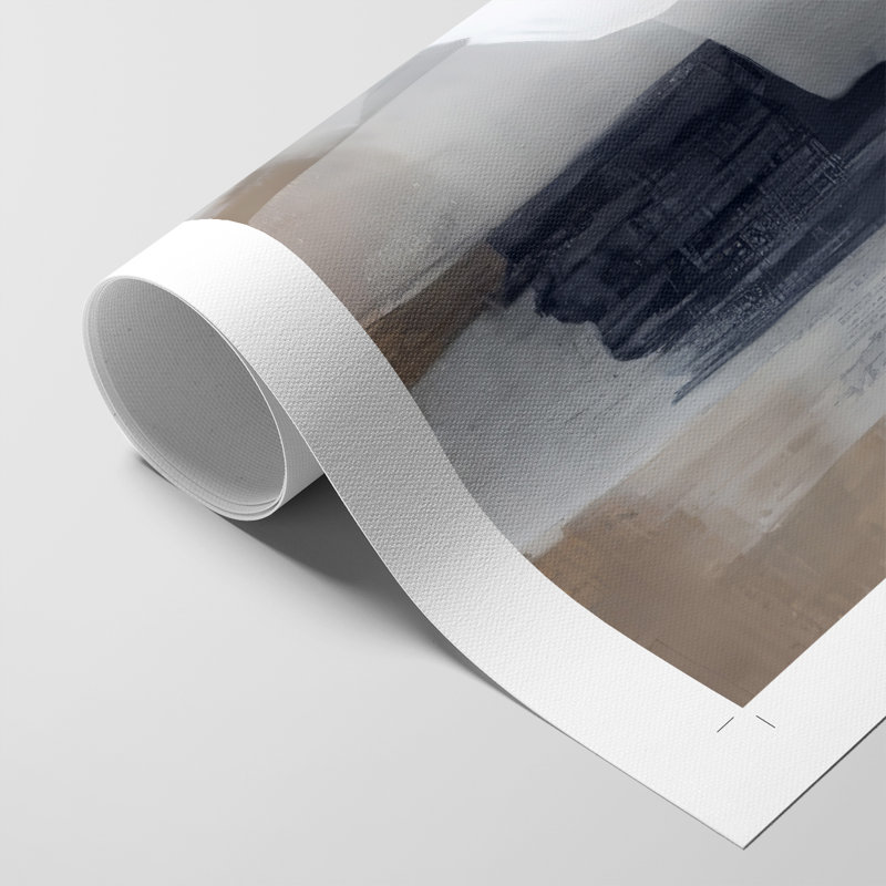 Neige et minéral II - impression sur toile seulement - non encadrée, H 12 po x l 8 po