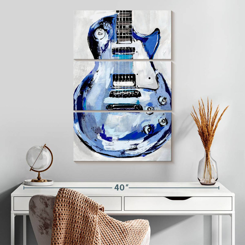 Abarca Electric Blues I, 32" H x 20" W