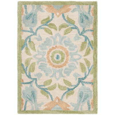 Antiquity Hand Tufted Wool Floral Rug