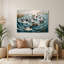 Oiseau commun, art mural bleu Merganser-61404463