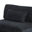 Chaise avec accoudoirs rembourrée en velours côtelé Bentley