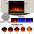 Abimael 22.99'' W Black Electric Fireplace Insert