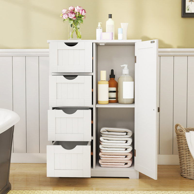 Mylinda Bathroom Cabinet, White