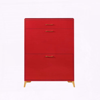 Armoire à chaussures avec tiroirs rabattables