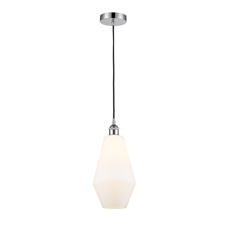 Gabbie 1 - Light Pendant, Matte White, Polished Chrome