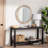 Rustic Round Wall Mirror