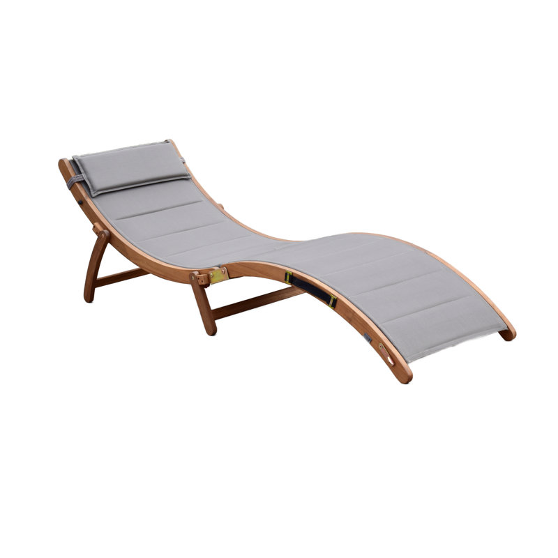 Brealyn 187cm Long Acacia Single Chaise