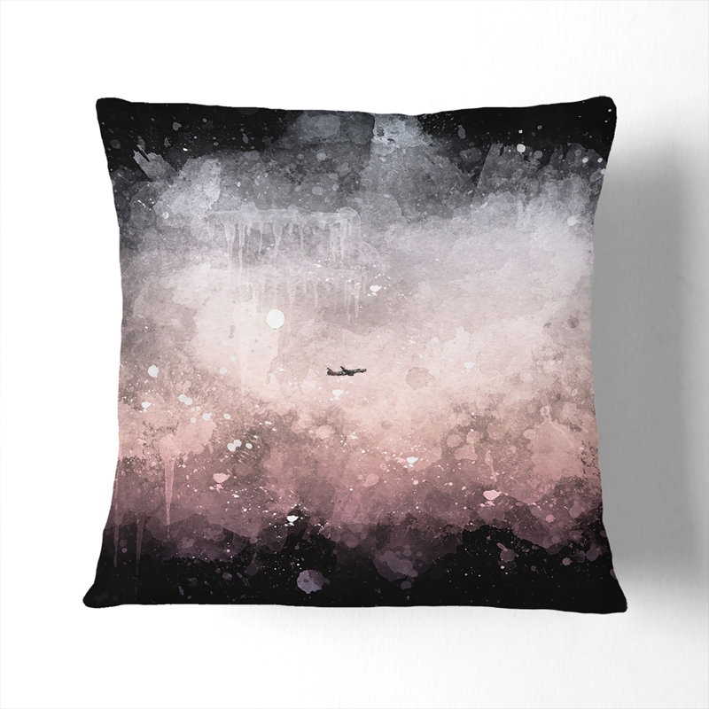 Square Throw Cushion, White, 40cm H x 40cm W x 15cm D
