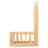 Almeeta Solid Wood Wall Organizer with Wall Baskets
