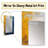 Blue and Yellow Intuitive Expressions I - Abstract Large Mirror, Blue Decorative Wall Mirror, Printed Metal Art-1283003228