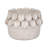 Stylish Ceramic Indoor Planter with Sculptural Heart Detail - Glossy Decorative Accent Pot for Modern Flower Pots - Textured Outdoor Planters and Home Garden Decor-453352068-453352075