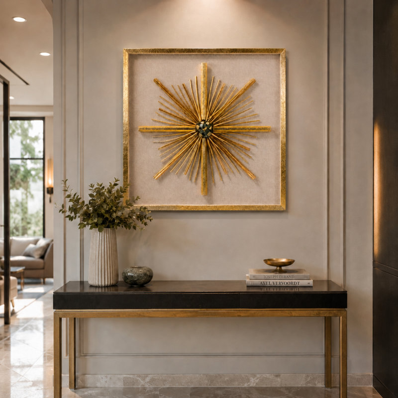 Aurelia Geo Stone Shadow Box Wall Art