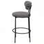 Ensemble de 2 tabourets de bar courbés modernes avec rembourrage en mousse et repose-pieds intégré pour plus de confort-1236606541
